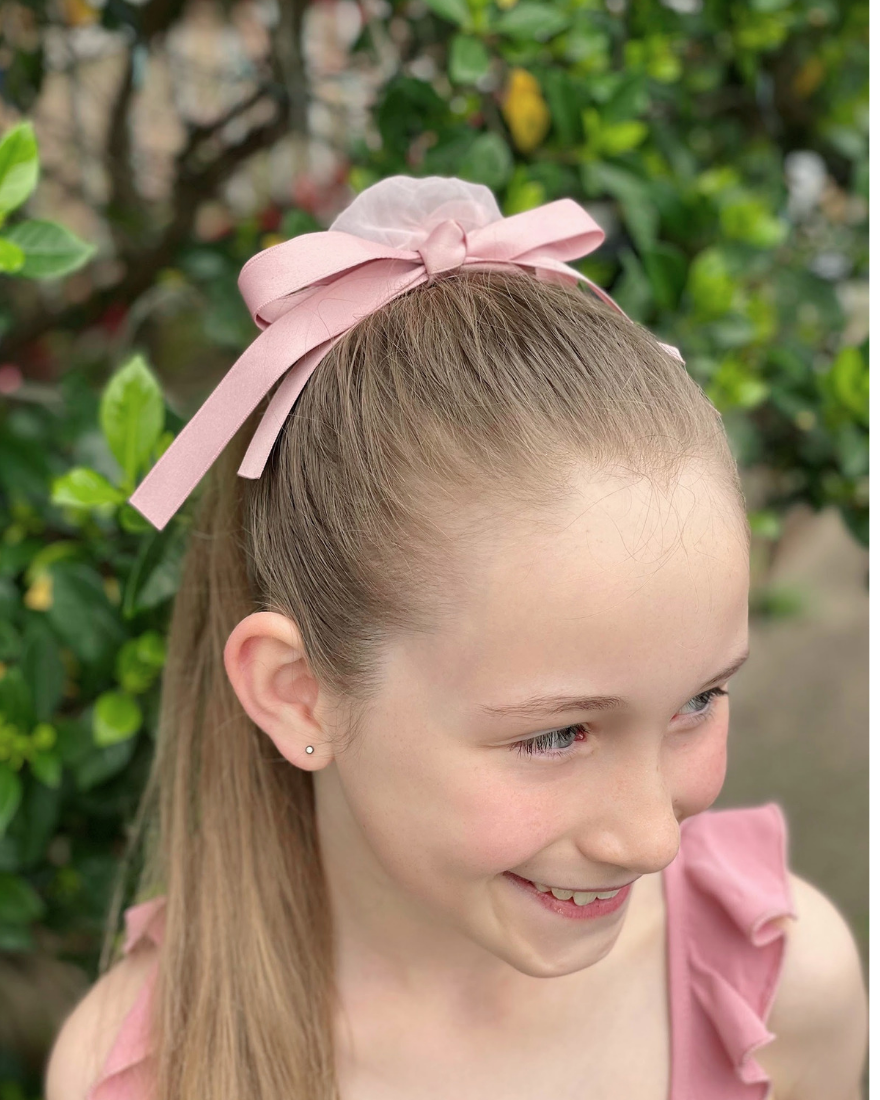 Ribbon Bow Organza Scrunchies