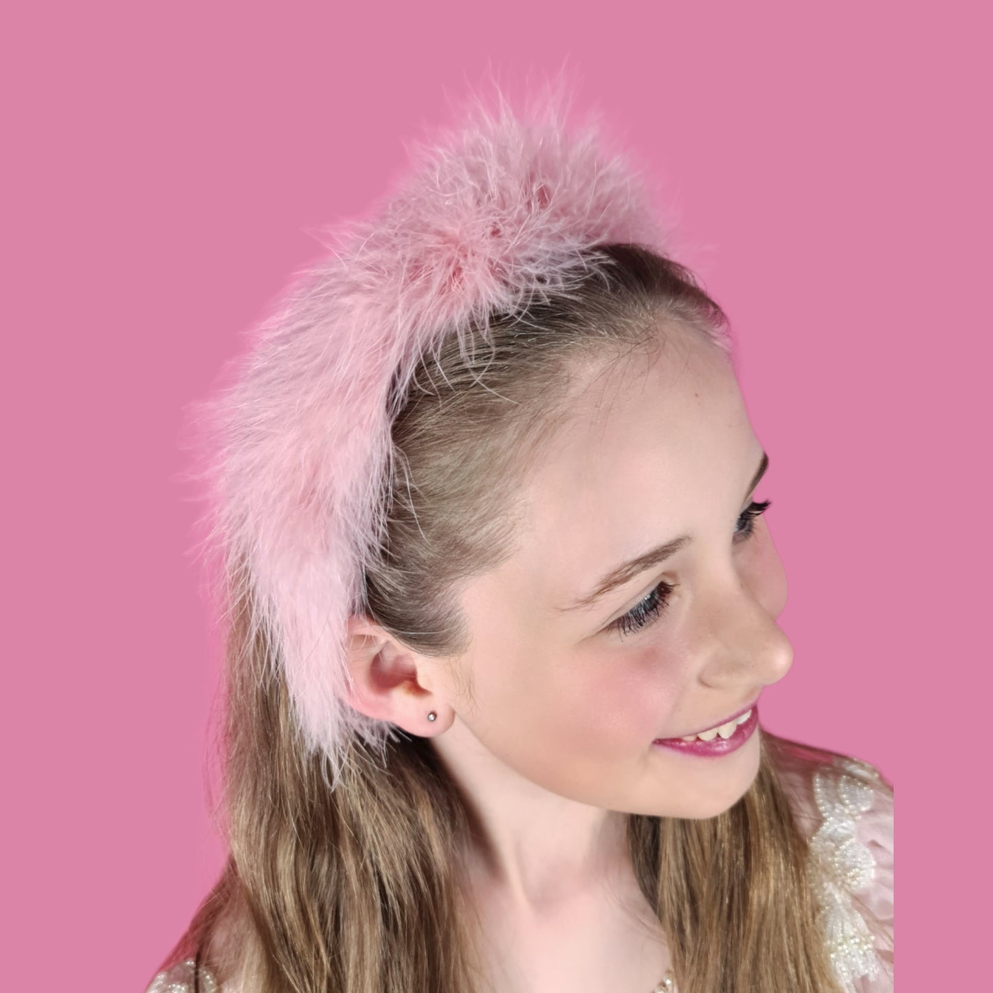 Headband feathers