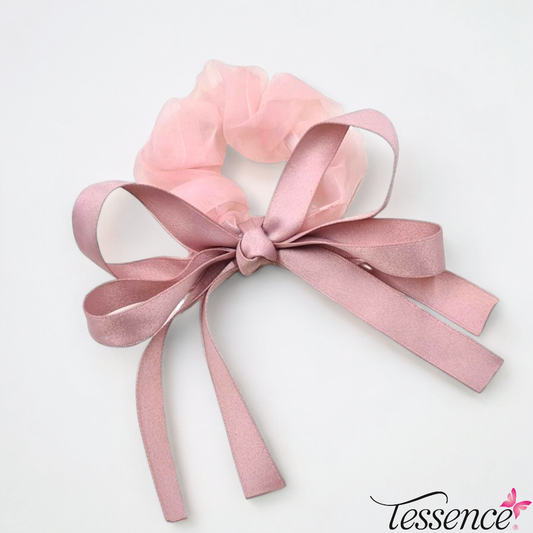 Ribbon Bow Organza Scrunchies