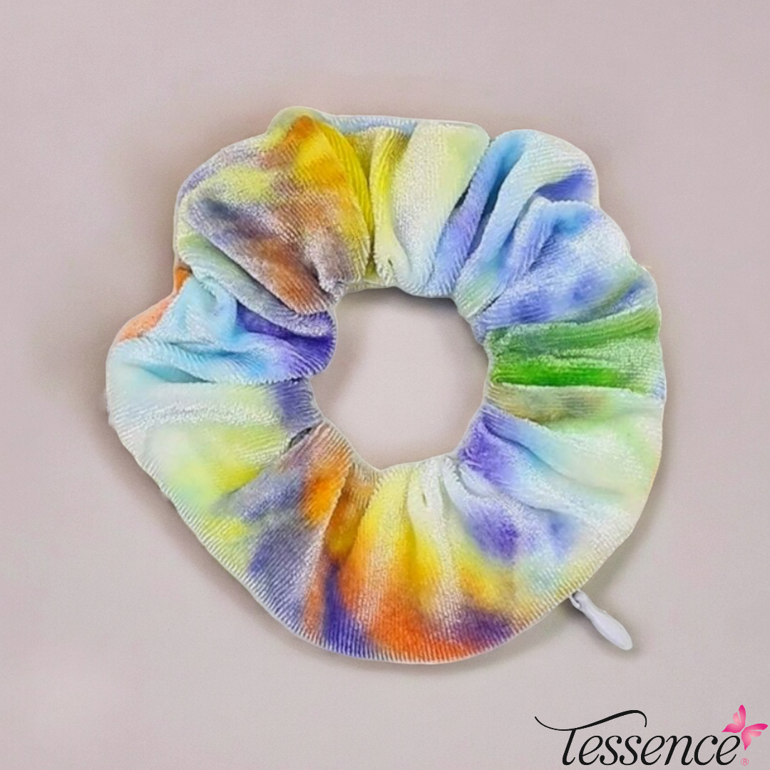 Velvet Pocket Zipper Scrunchies