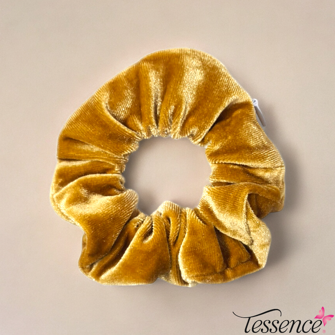 Velvet Pocket Zipper Scrunchies