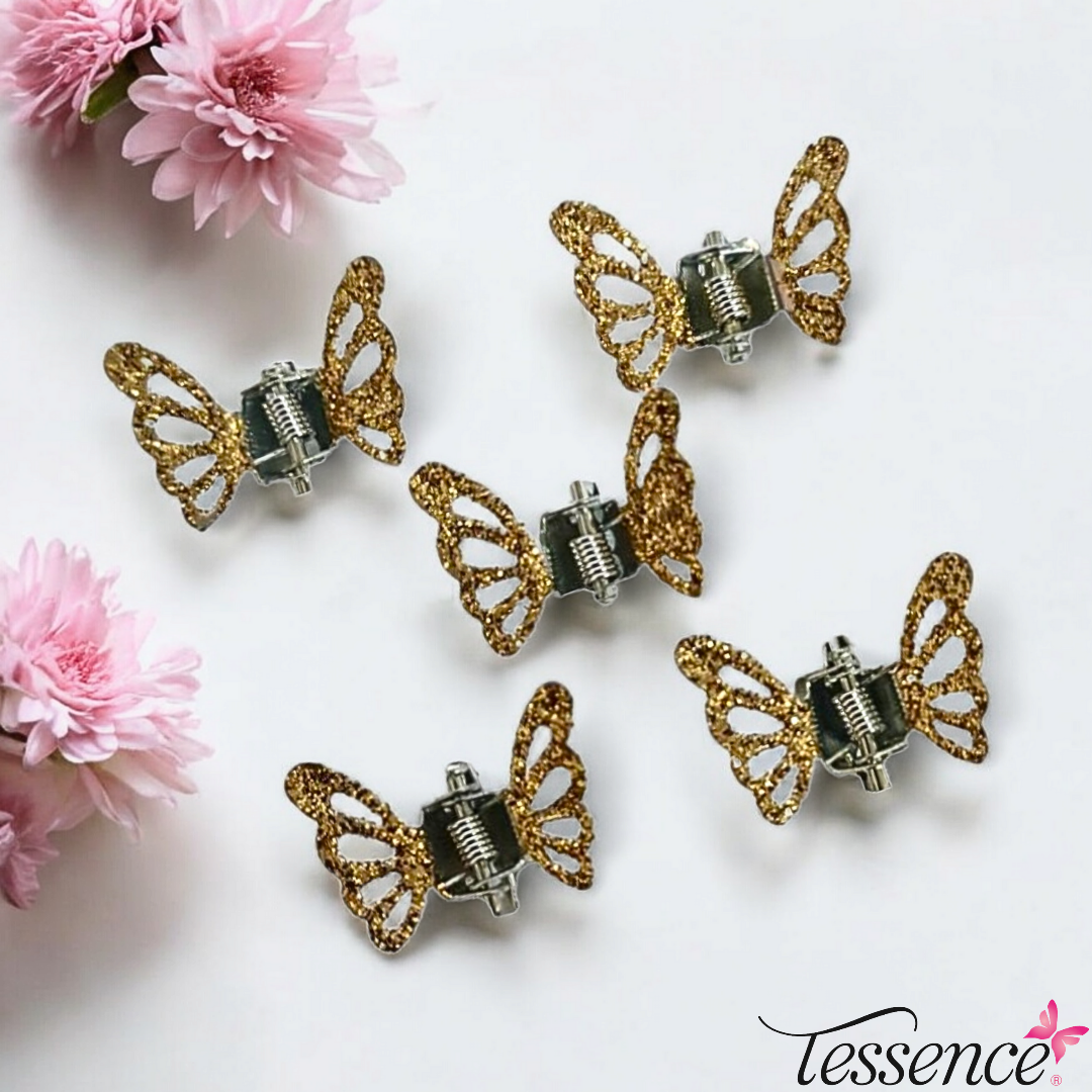Butterfly glitter Hair Clips
