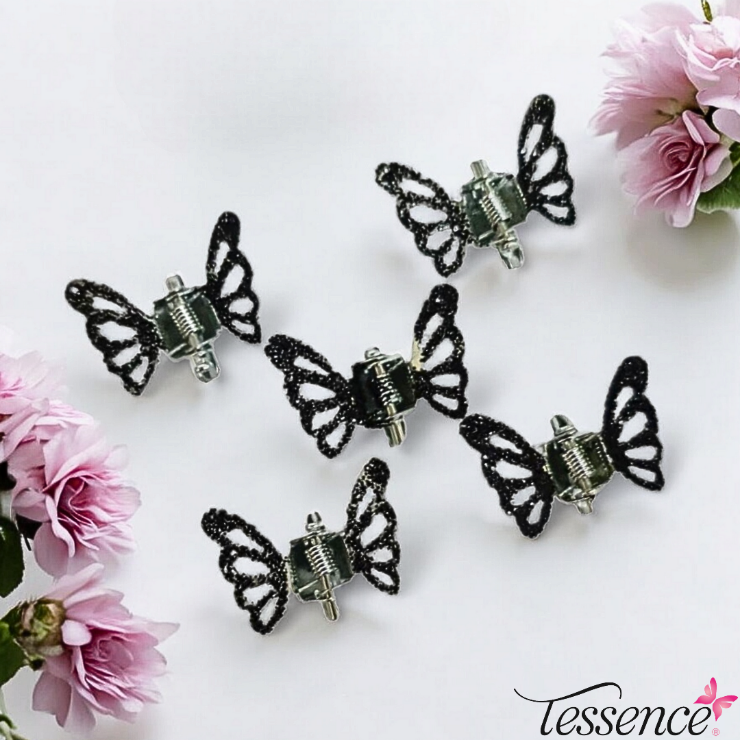 Butterfly glitter Hair Clips