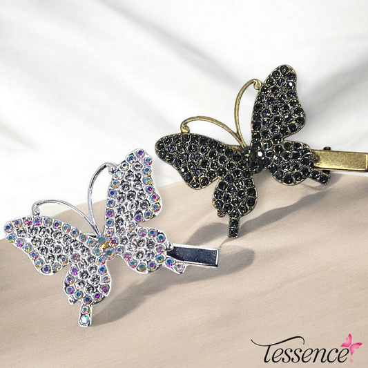 Crystal Butterfly Hair Clip