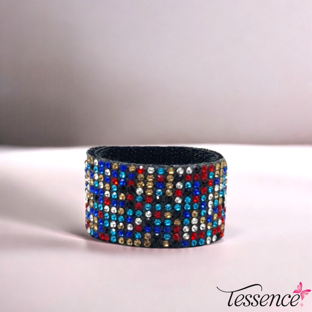 Rhinestone Ponytail Cuff