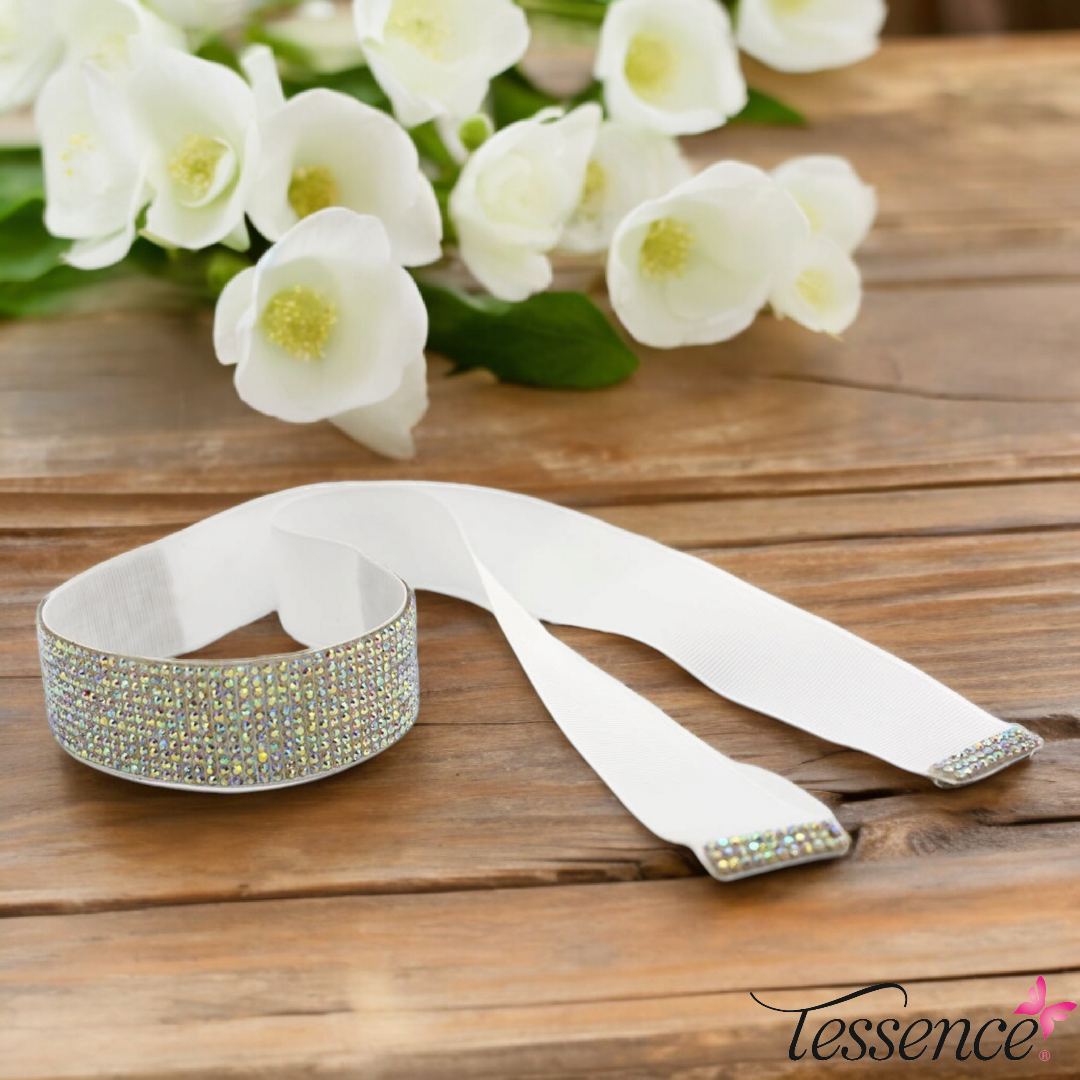 Tessence Designed Rhinestone Bun Wrap