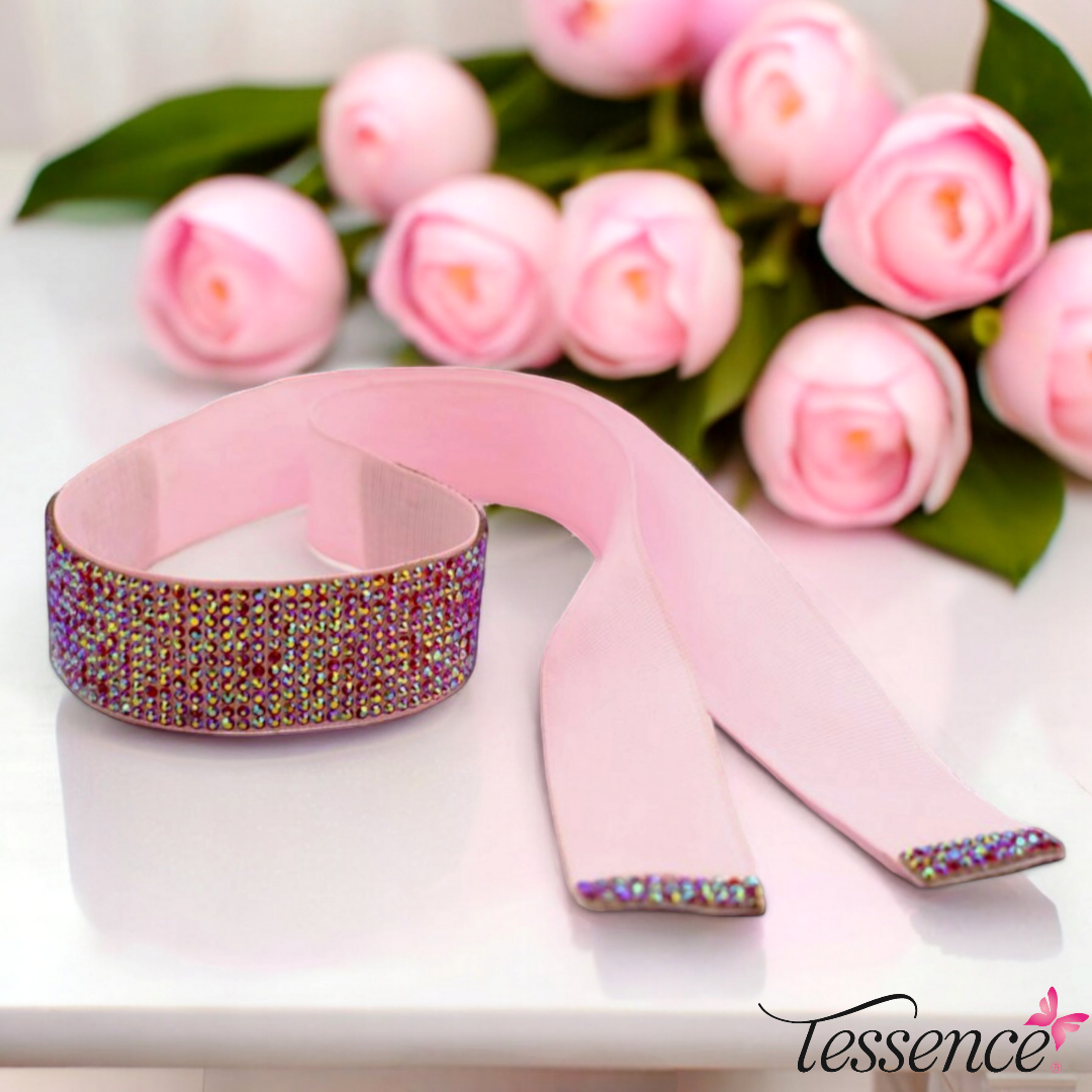 Tessence Designed Rhinestone Bun Wrap
