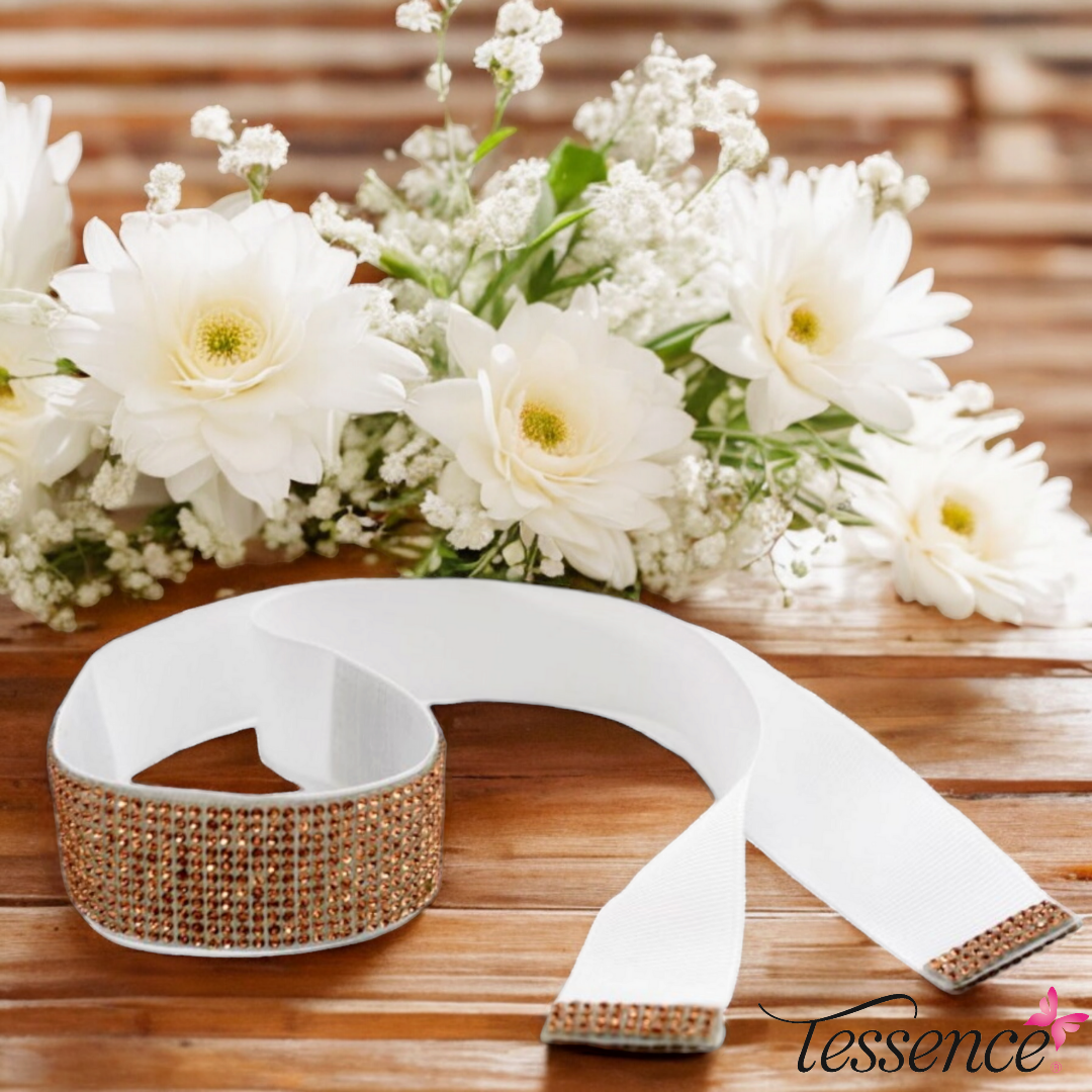 Tessence Designed Rhinestone Bun Wrap