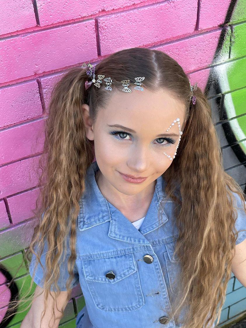 Butterfly glitter Hair Clips