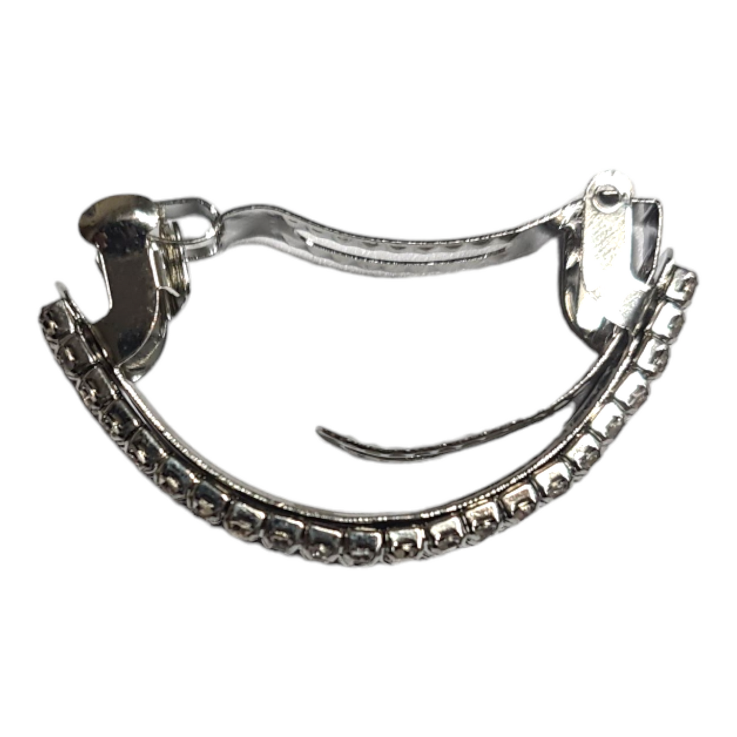 Silver and Gold Diamante Barette Clips