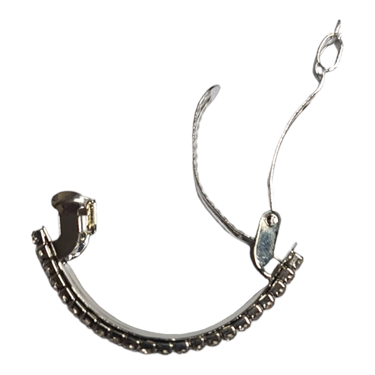 Silver and Gold Diamante Barette Clips