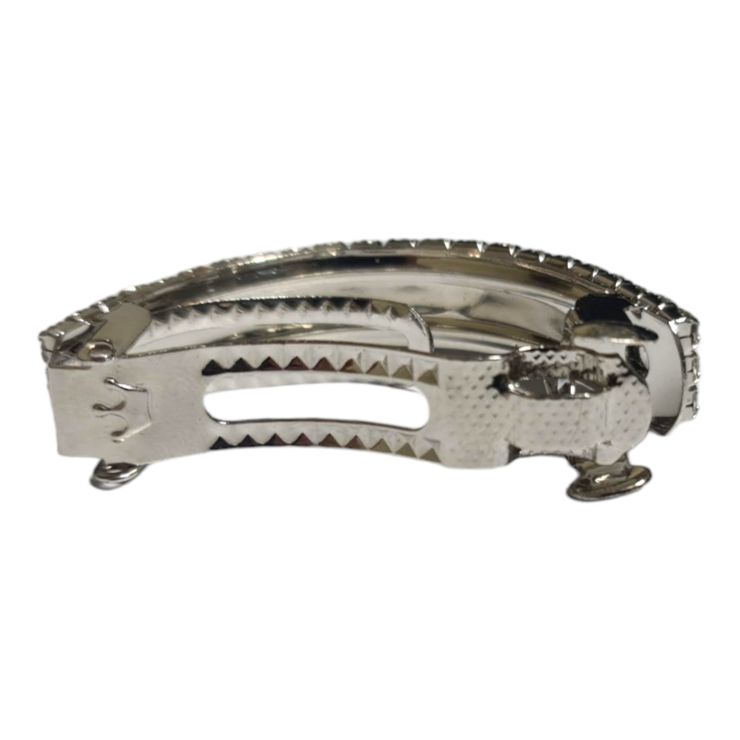 Silver and Gold Diamante Barette Clips
