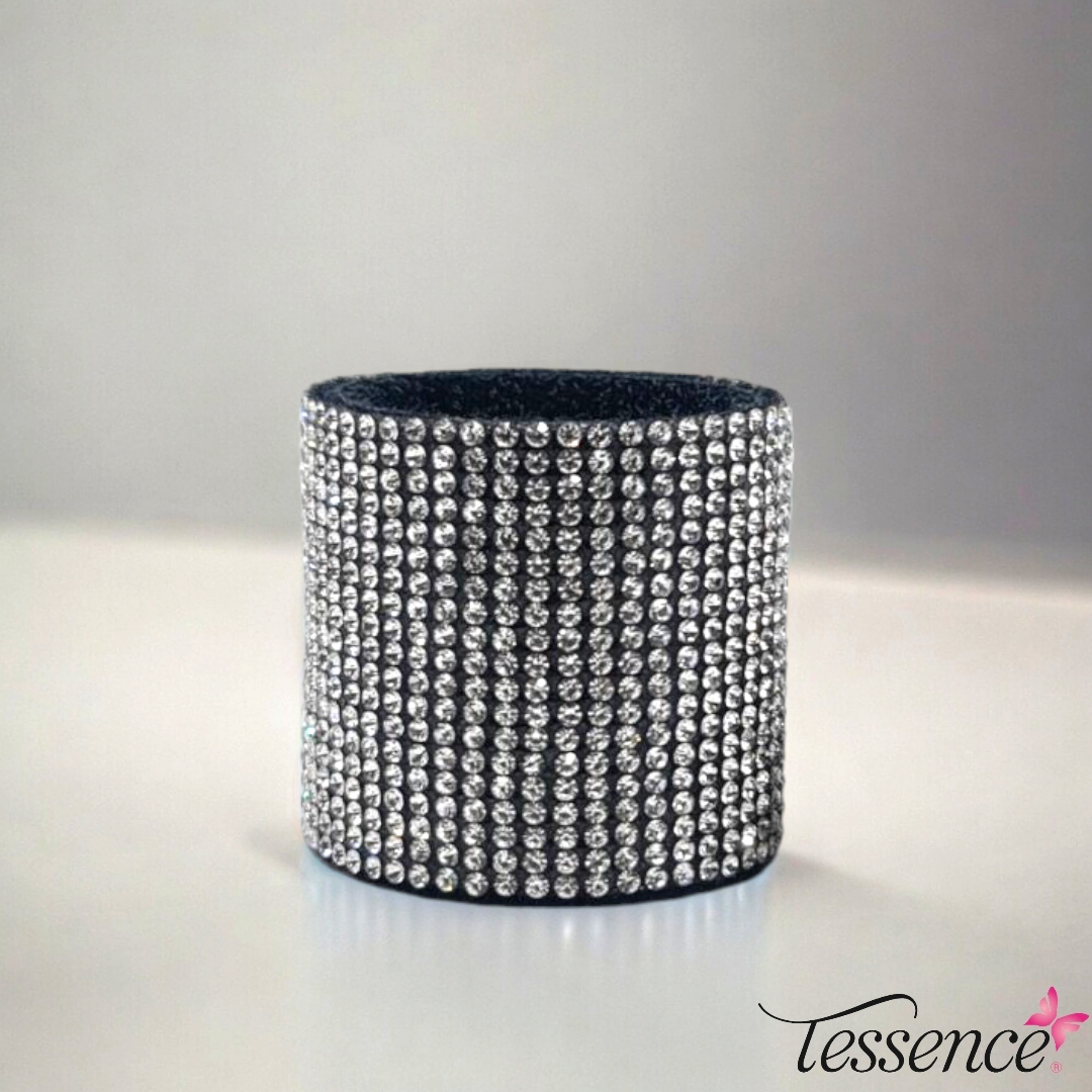 Rhinestone Ponytail Cuff