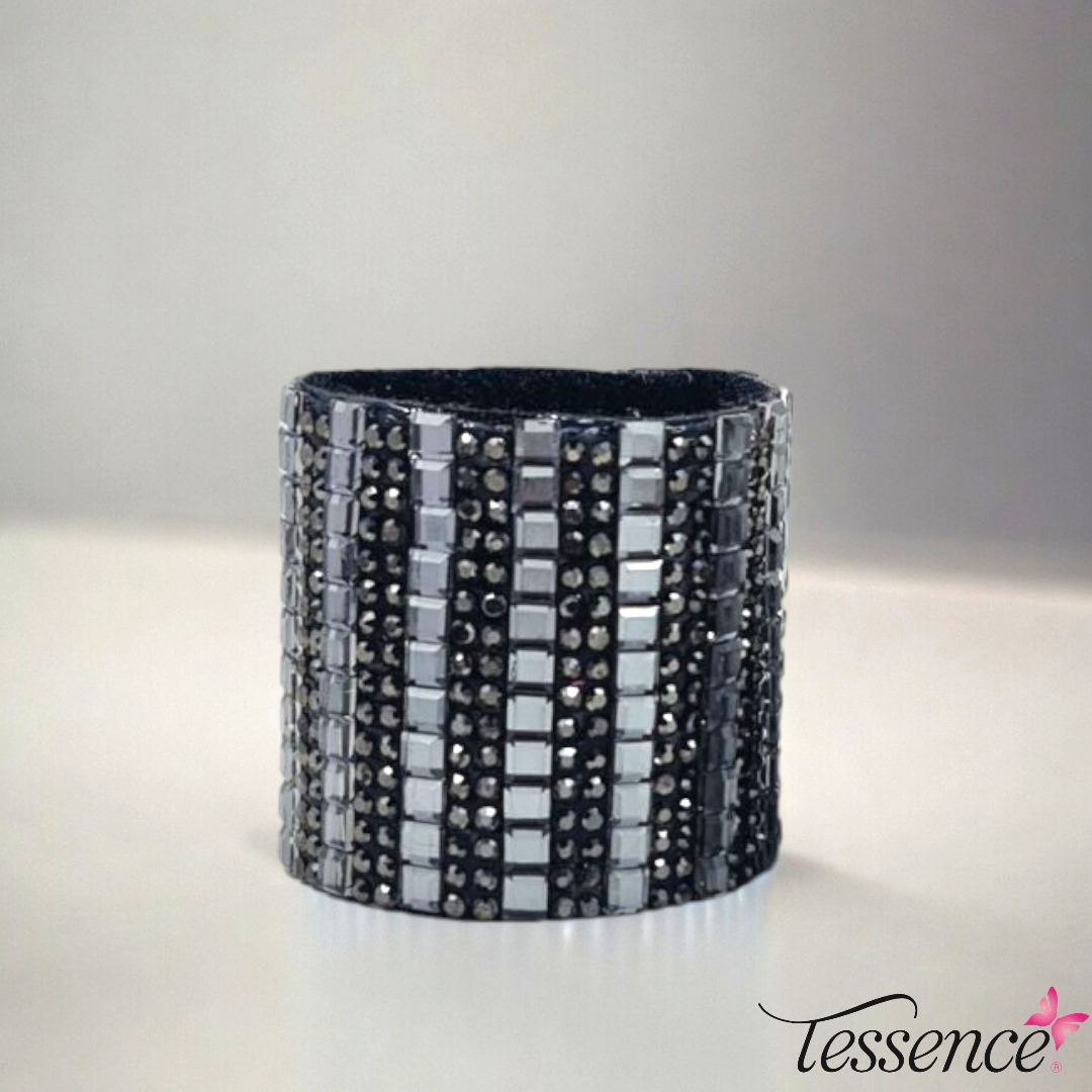 Rhinestone Ponytail Cuff