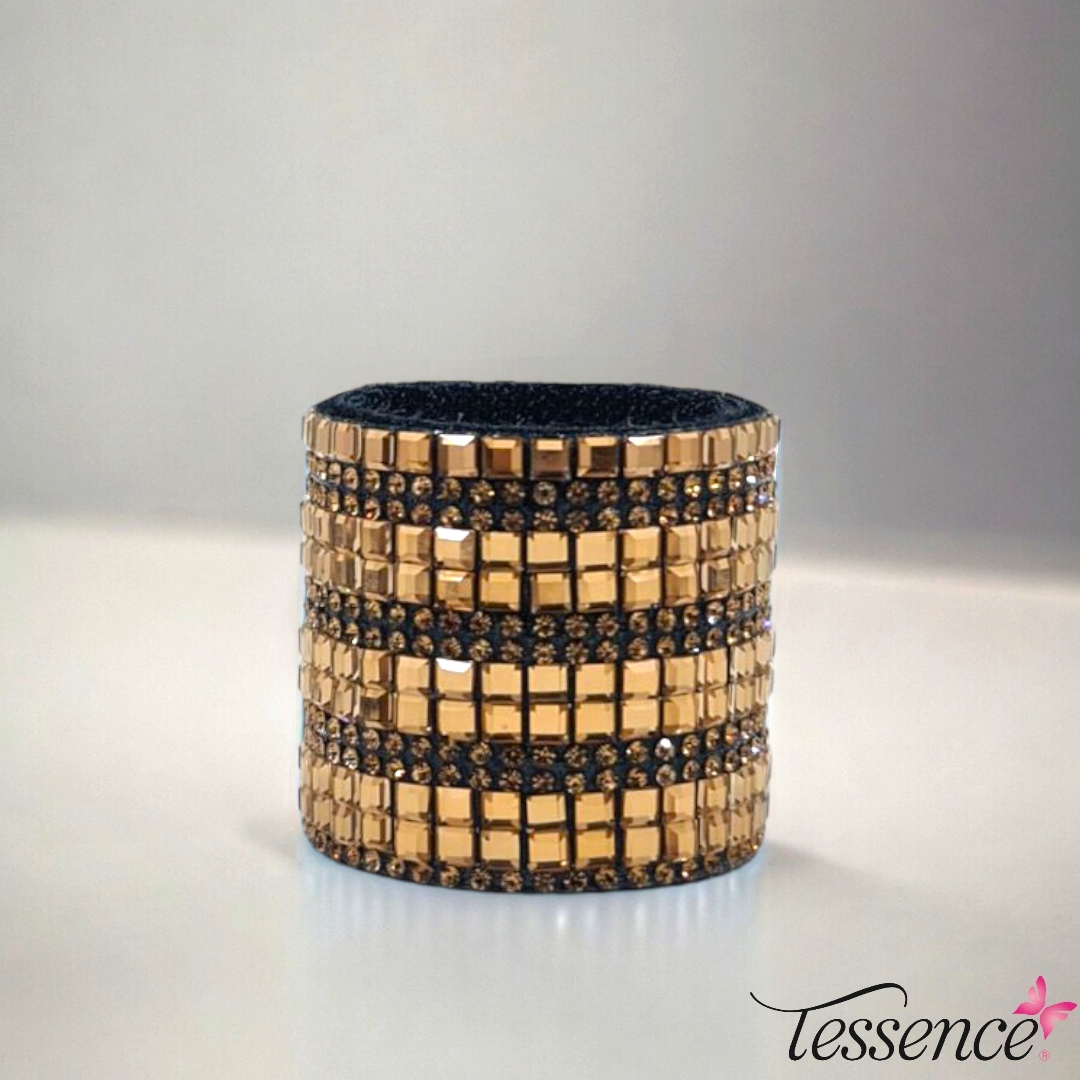 Rhinestone Ponytail Cuff