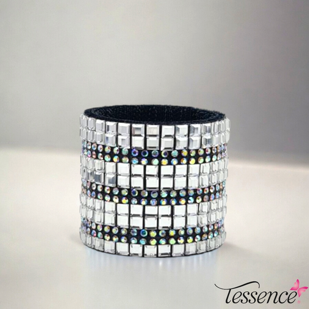 Rhinestone Ponytail Cuff