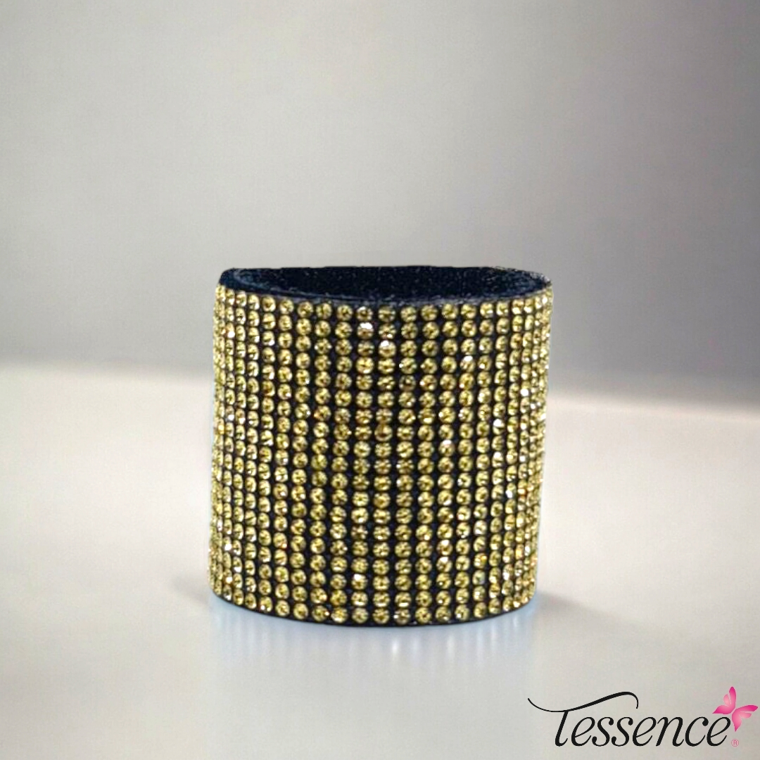 Rhinestone Ponytail Cuff