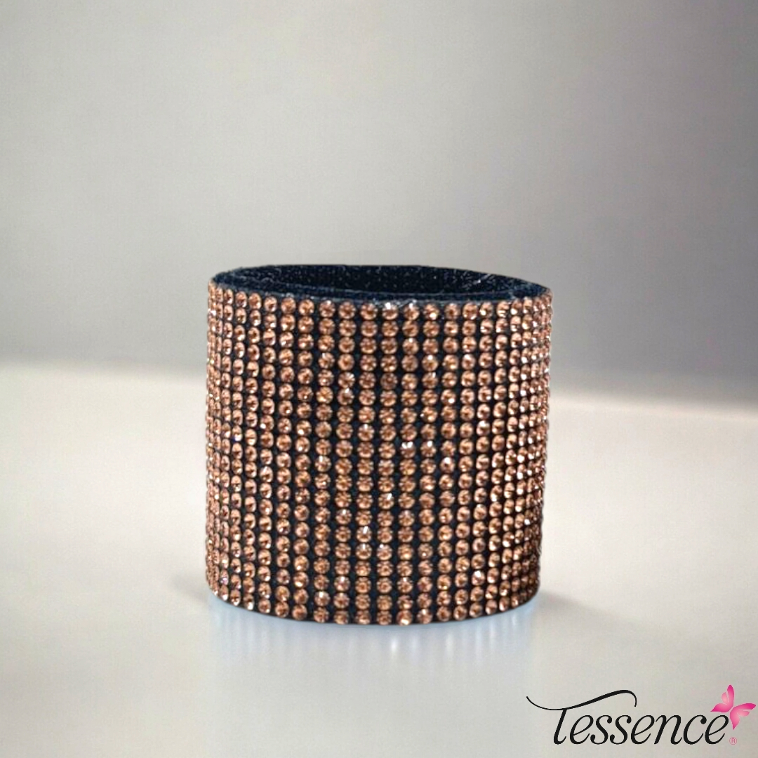 Rhinestone Ponytail Cuff