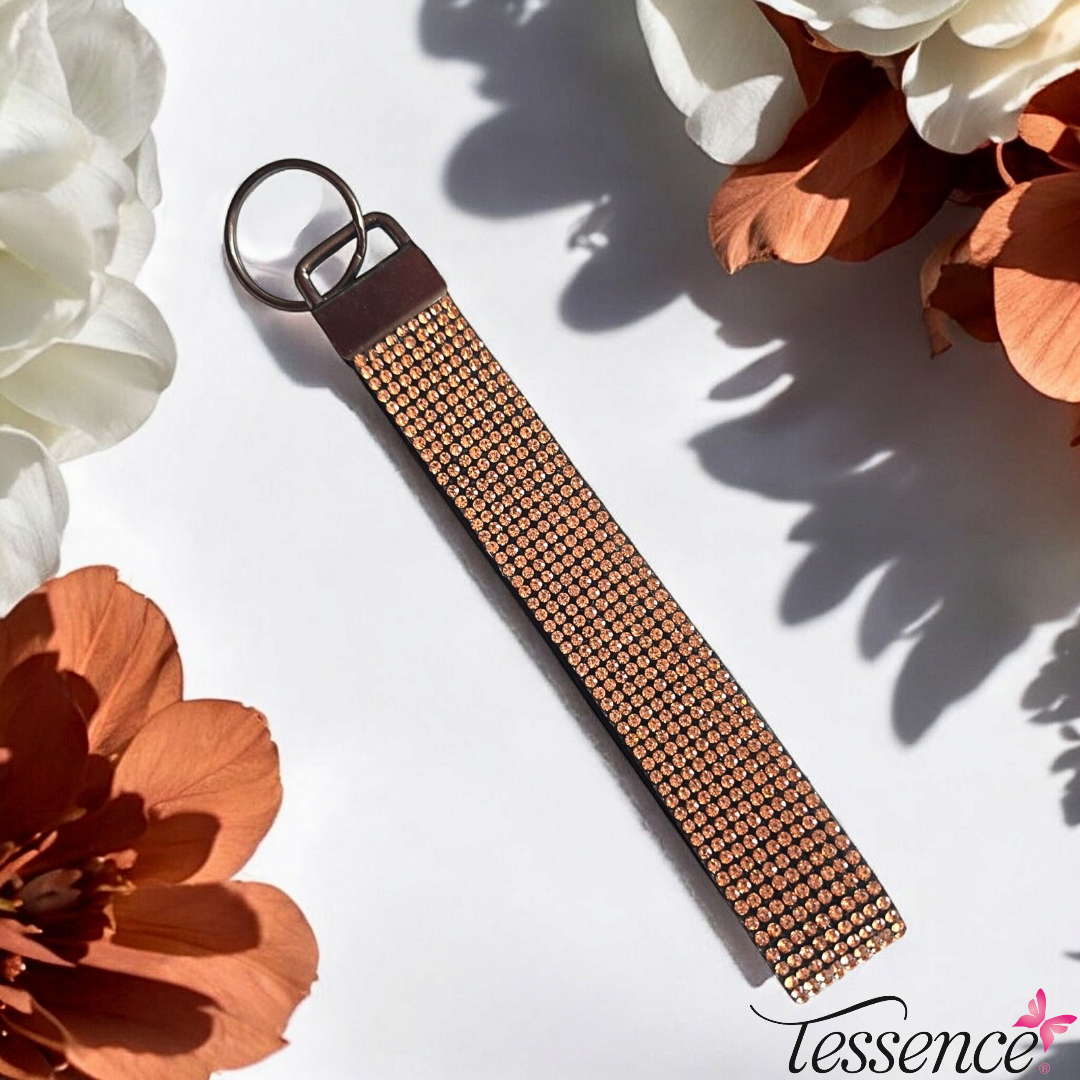 Keyring Rhinestoned
