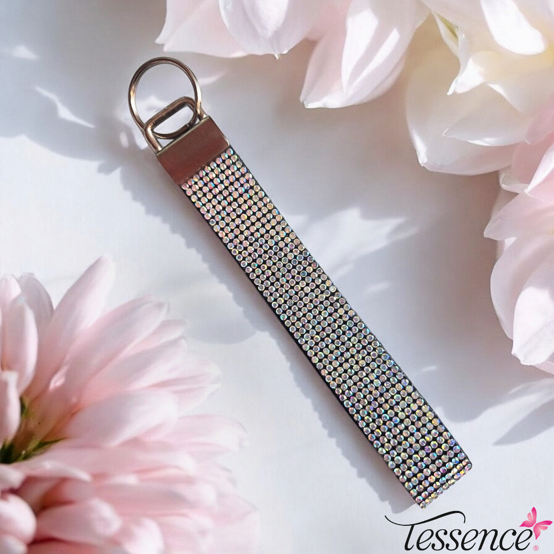 Keyring Rhinestoned