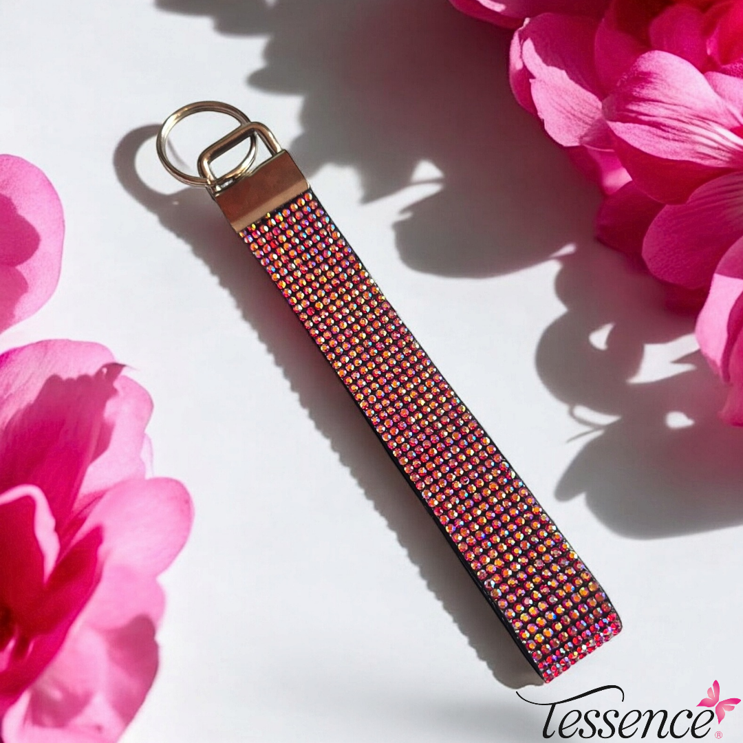 Keyring Rhinestoned