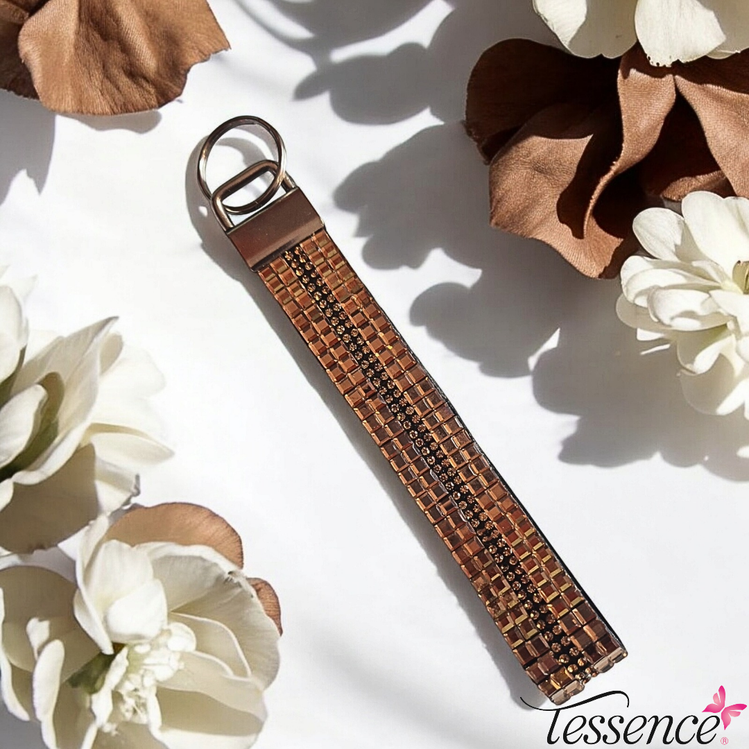 Keyring Rhinestoned