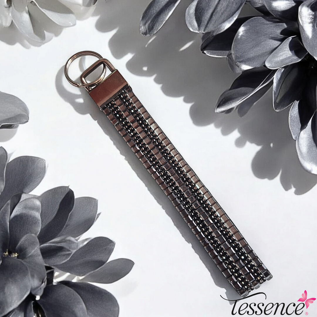 Keyring Rhinestoned
