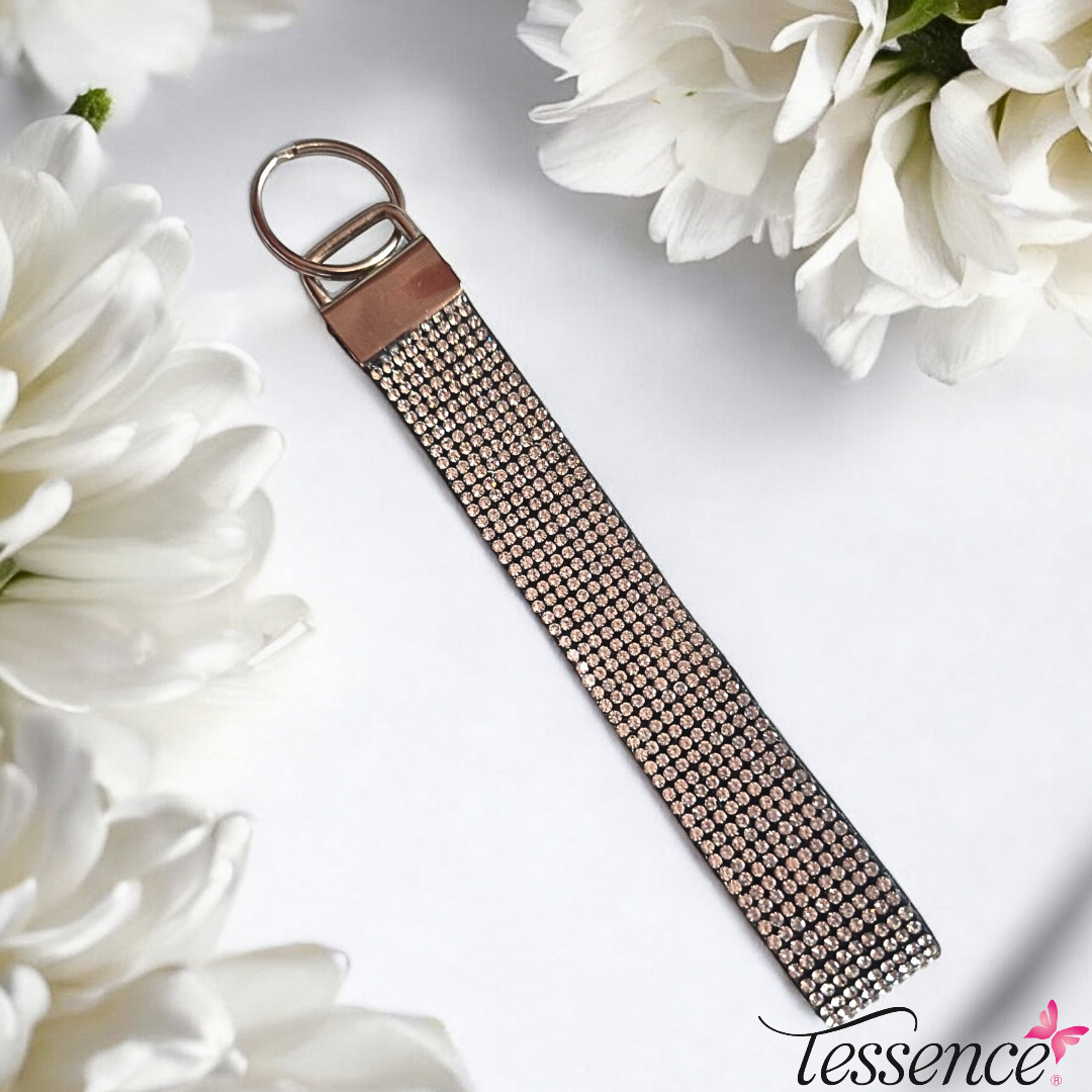 Keyring Rhinestoned