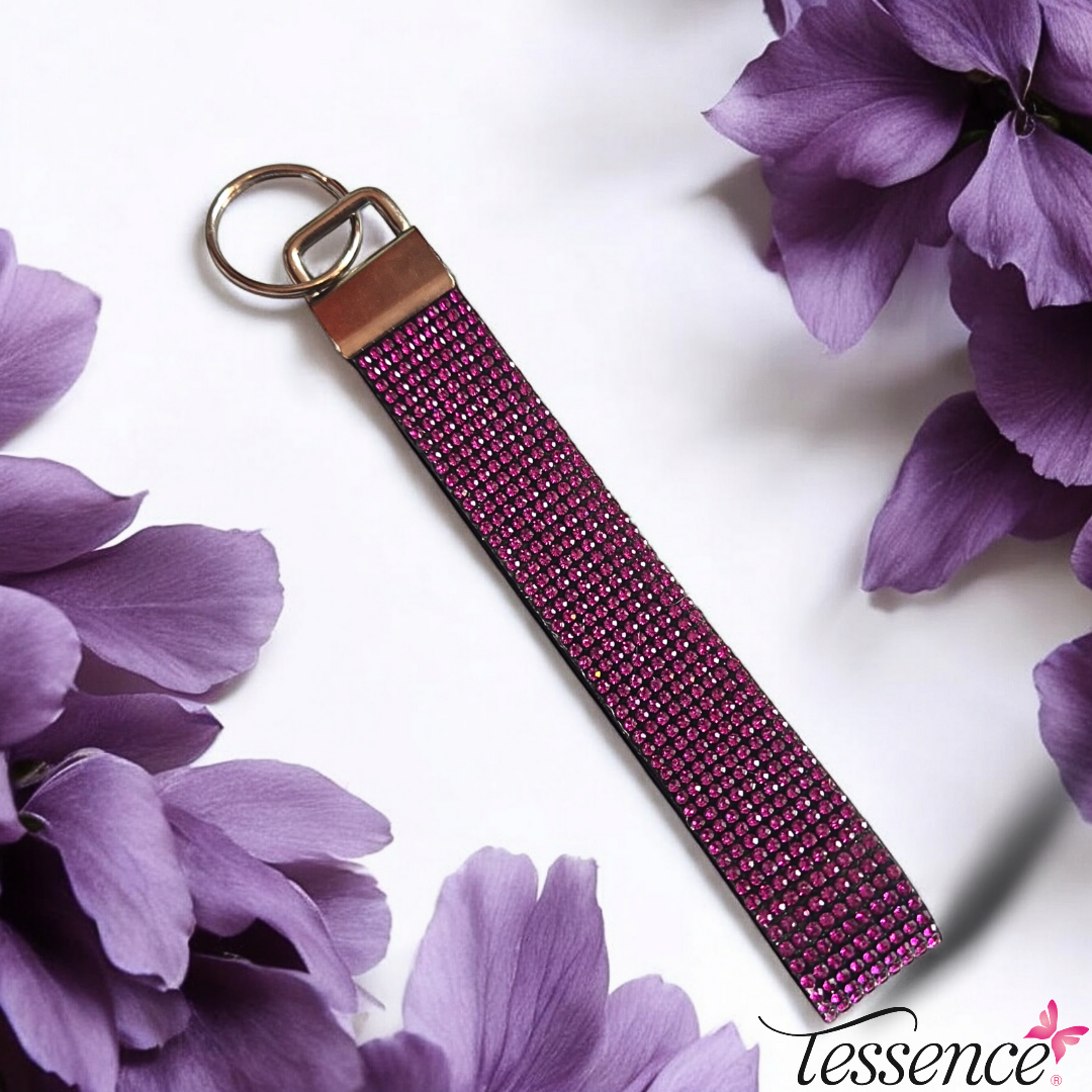 Keyring Rhinestoned