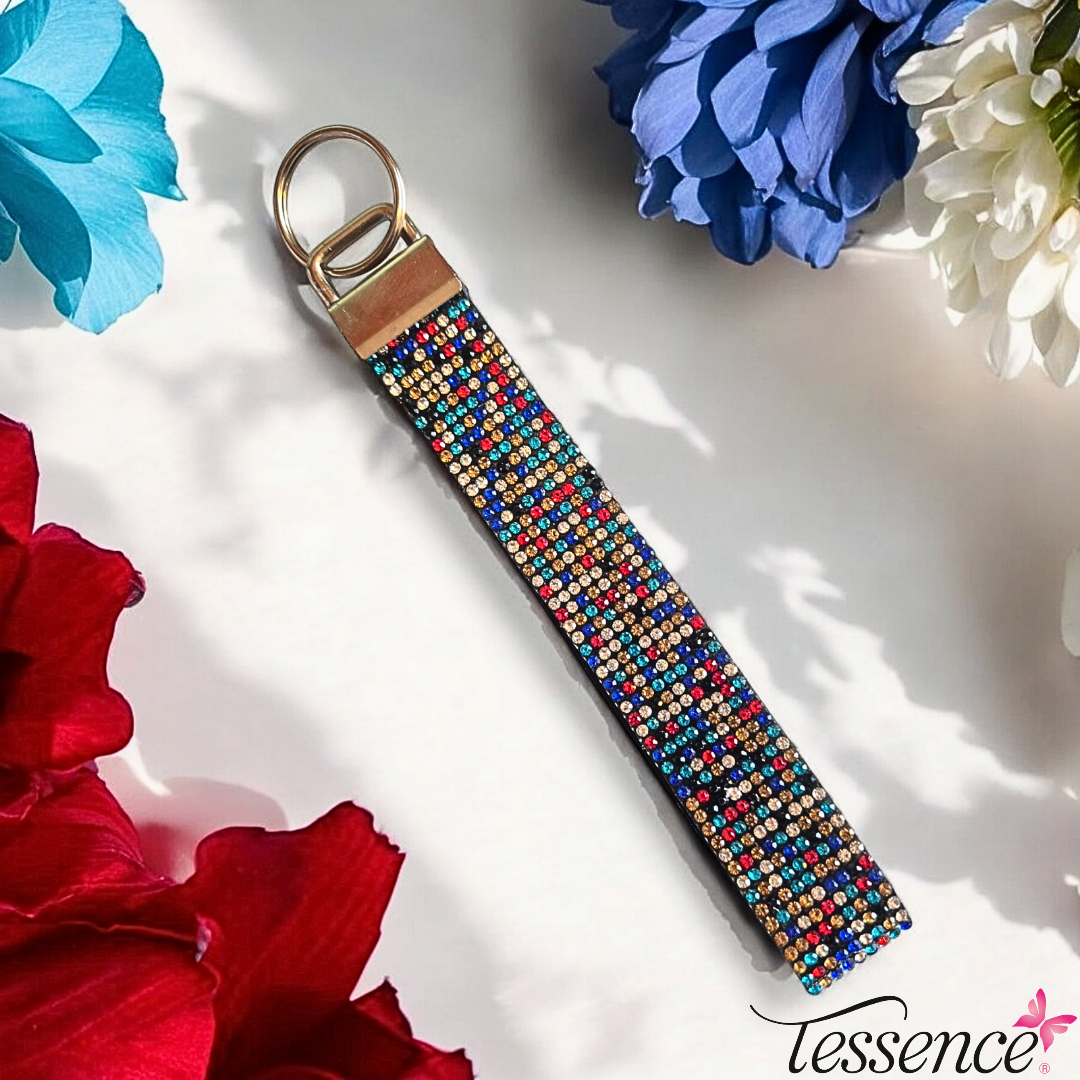 Keyring Rhinestoned