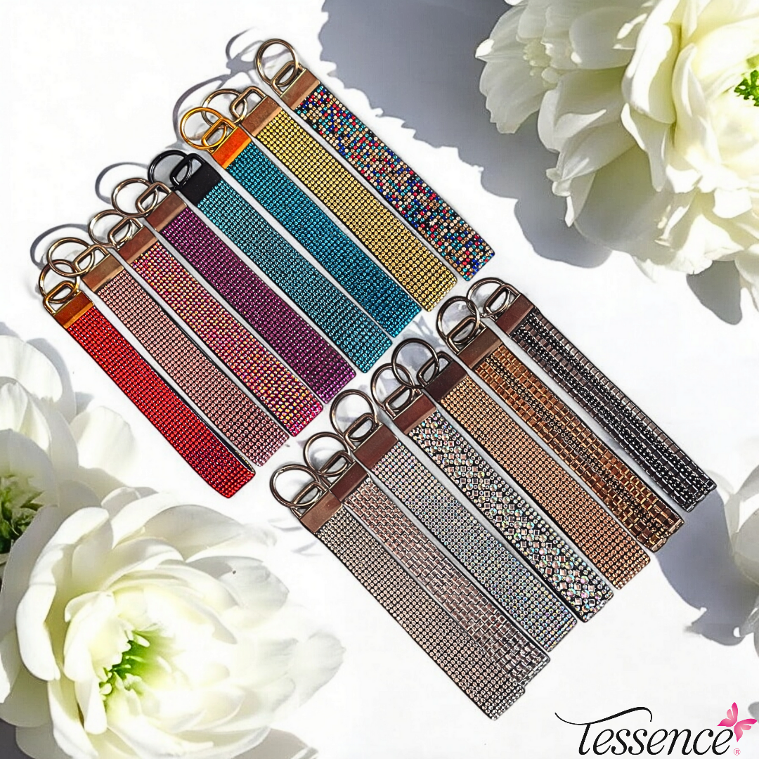 Keyring Rhinestoned