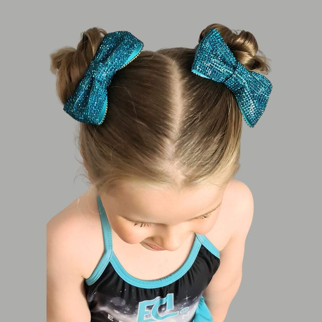 Rhinestone Tuxedo Hair Bow