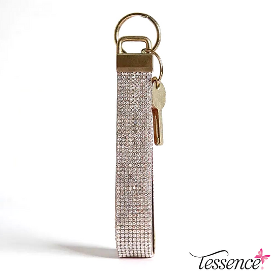 Keyring Rhinestoned