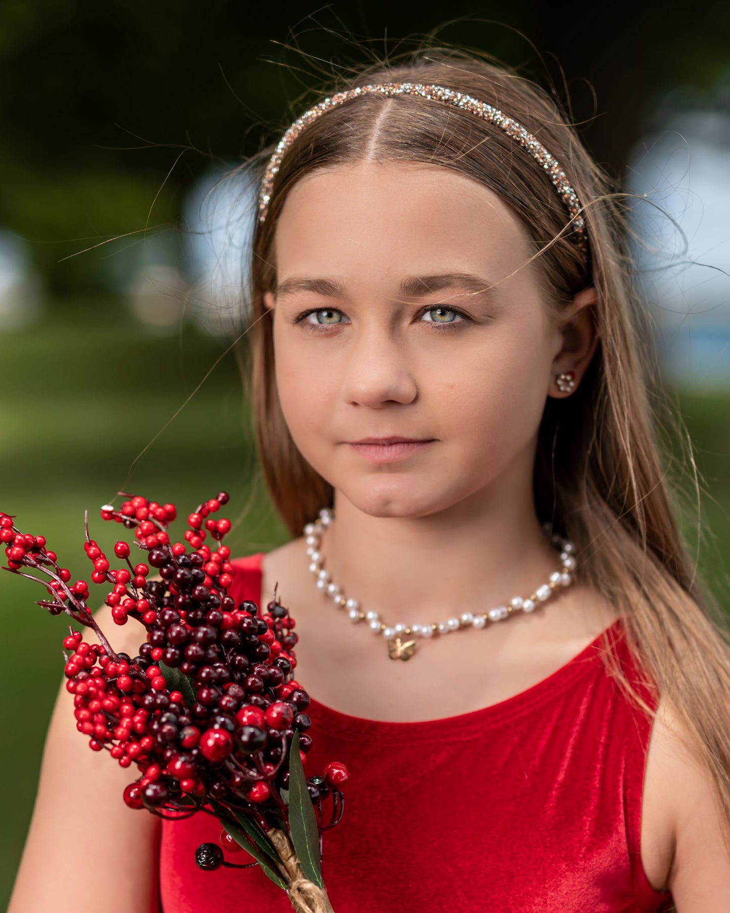 Rhinestone Headband thin