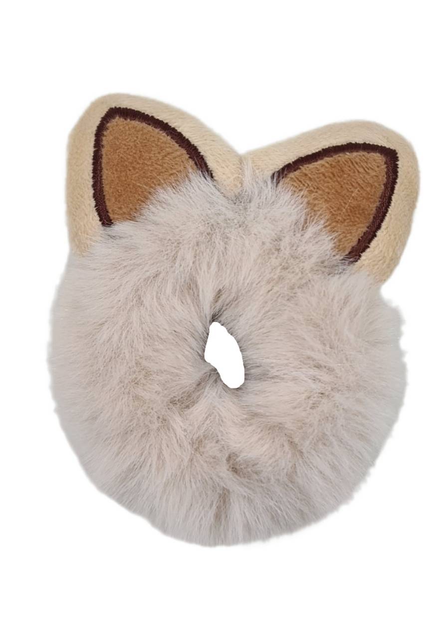 Fluffy Animal Ear Hair Elastics / Scrunchie