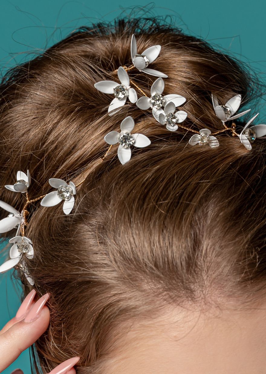 Flower Hair Pins