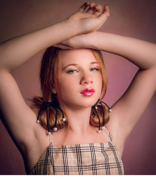 Bow Hair Elastics (long)