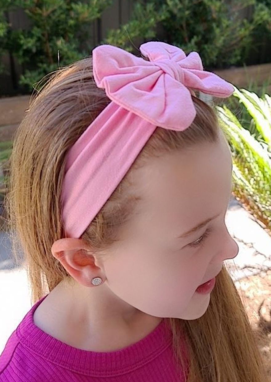 Fabric stretch Bow Headband