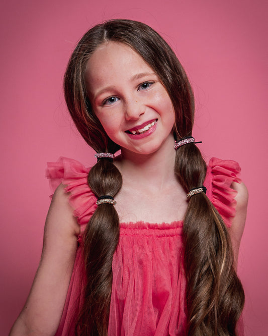 Rhinestone Hair Elastics