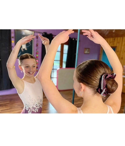 Satin Rhinestoned Scrunchies| Gift Pack 6