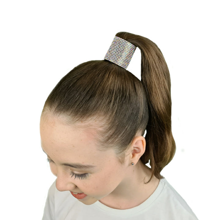 Rhinestone Ponytail Cuff