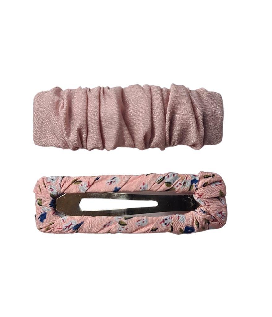 Ruffled Hair Clip set