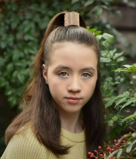 Rhinestone Ponytail Cuff