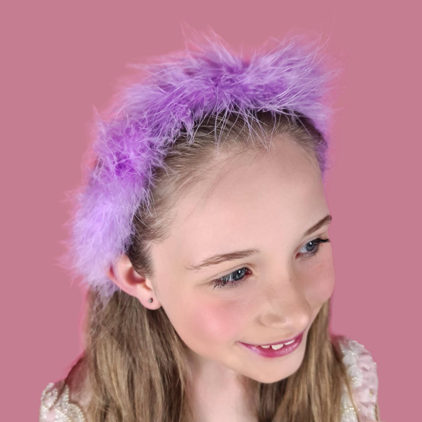 Headband feathers