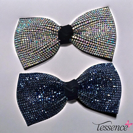 Rhinestone Hair Bow