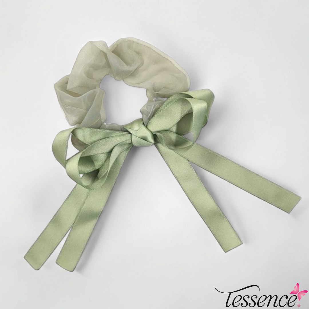 Ribbon Bow Organza Scrunchies