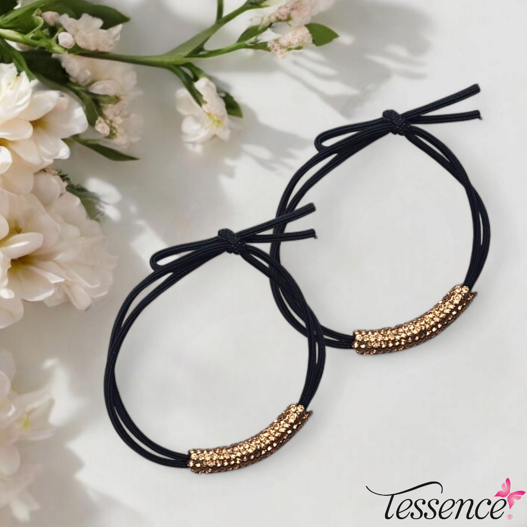 Rhinestone Hair Elastics