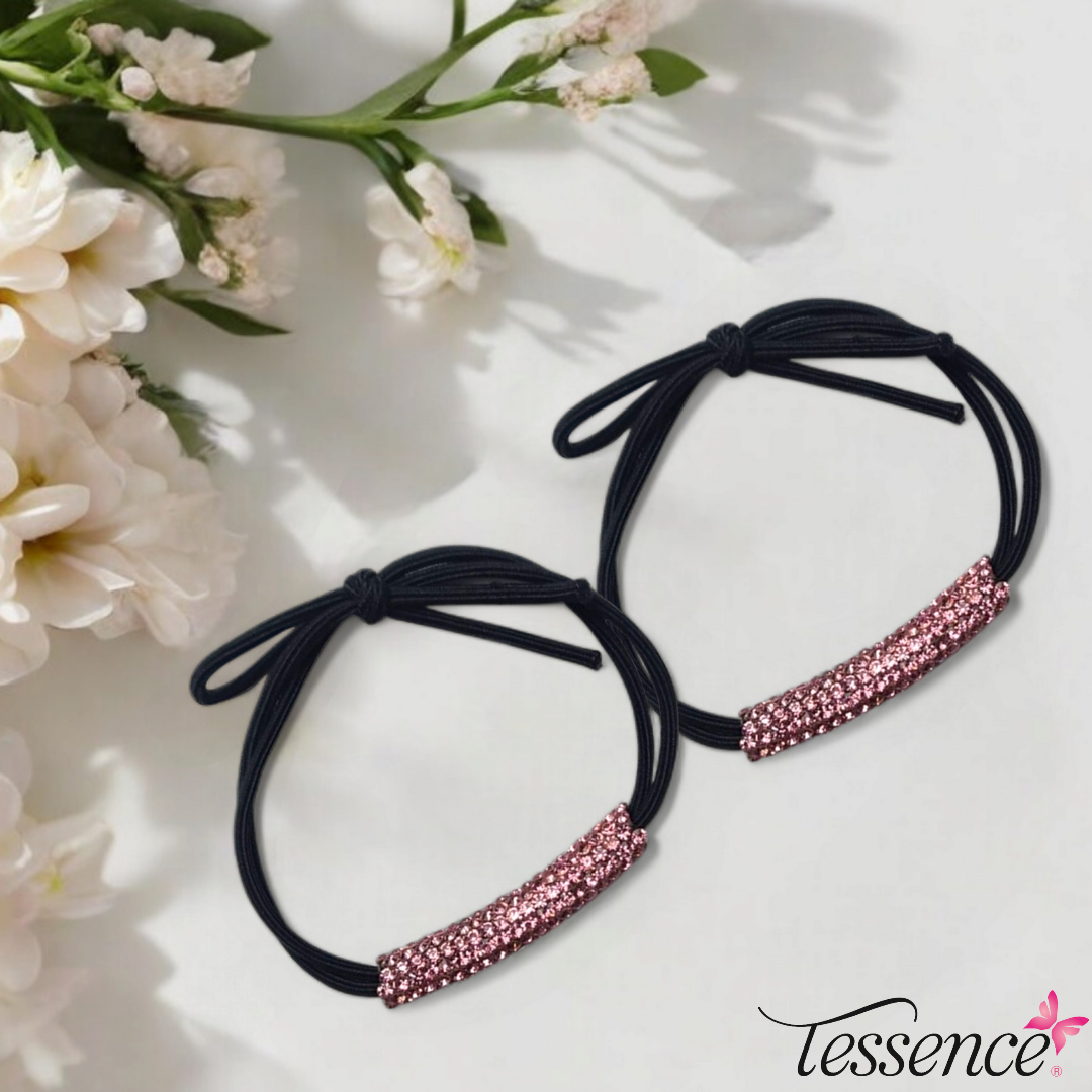 Rhinestone Hair Elastics