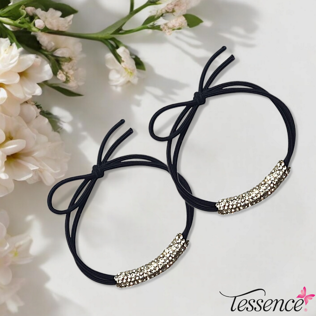 Rhinestone Hair Elastics