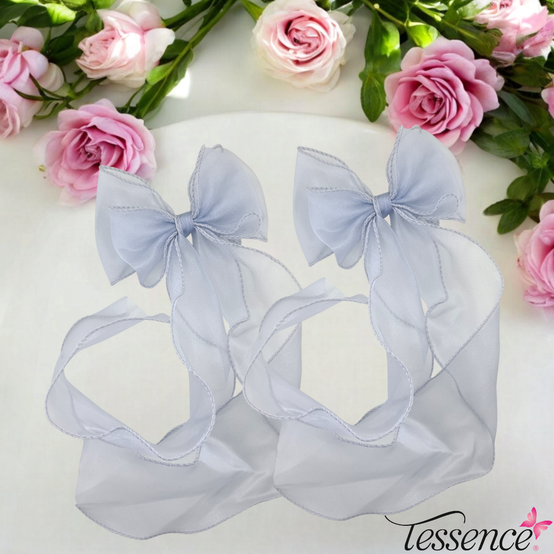 Long Tailed Double Organza Bows